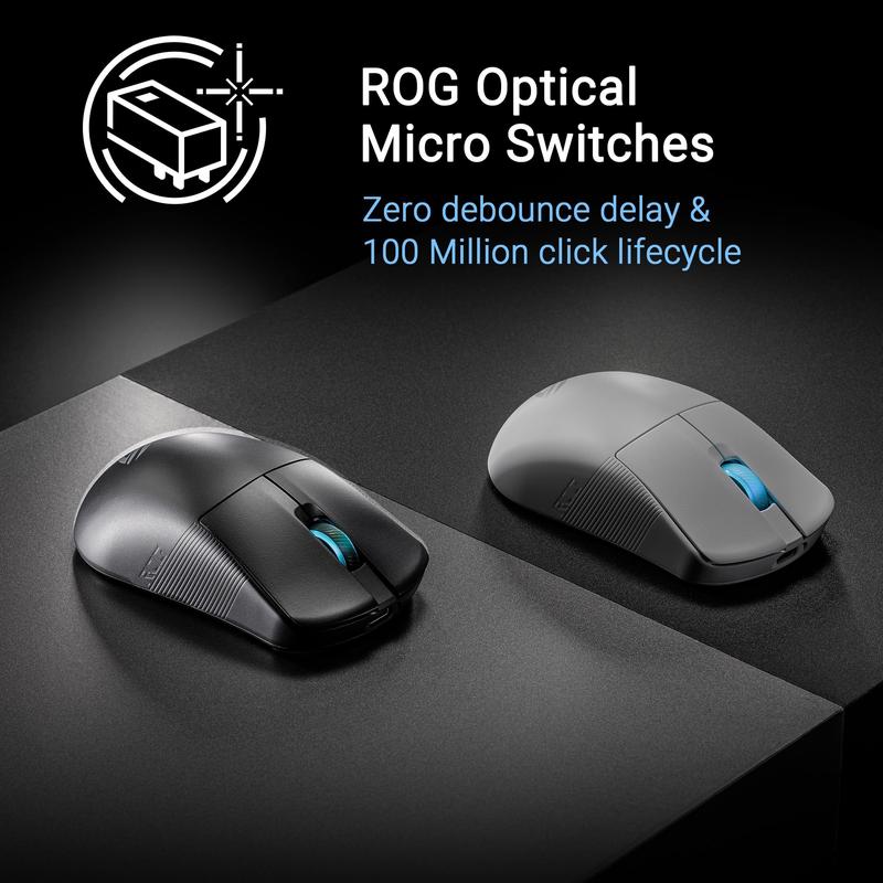 Mouse para jogos ASUS ROG Harpe Ace Mini Wireless 49g preto